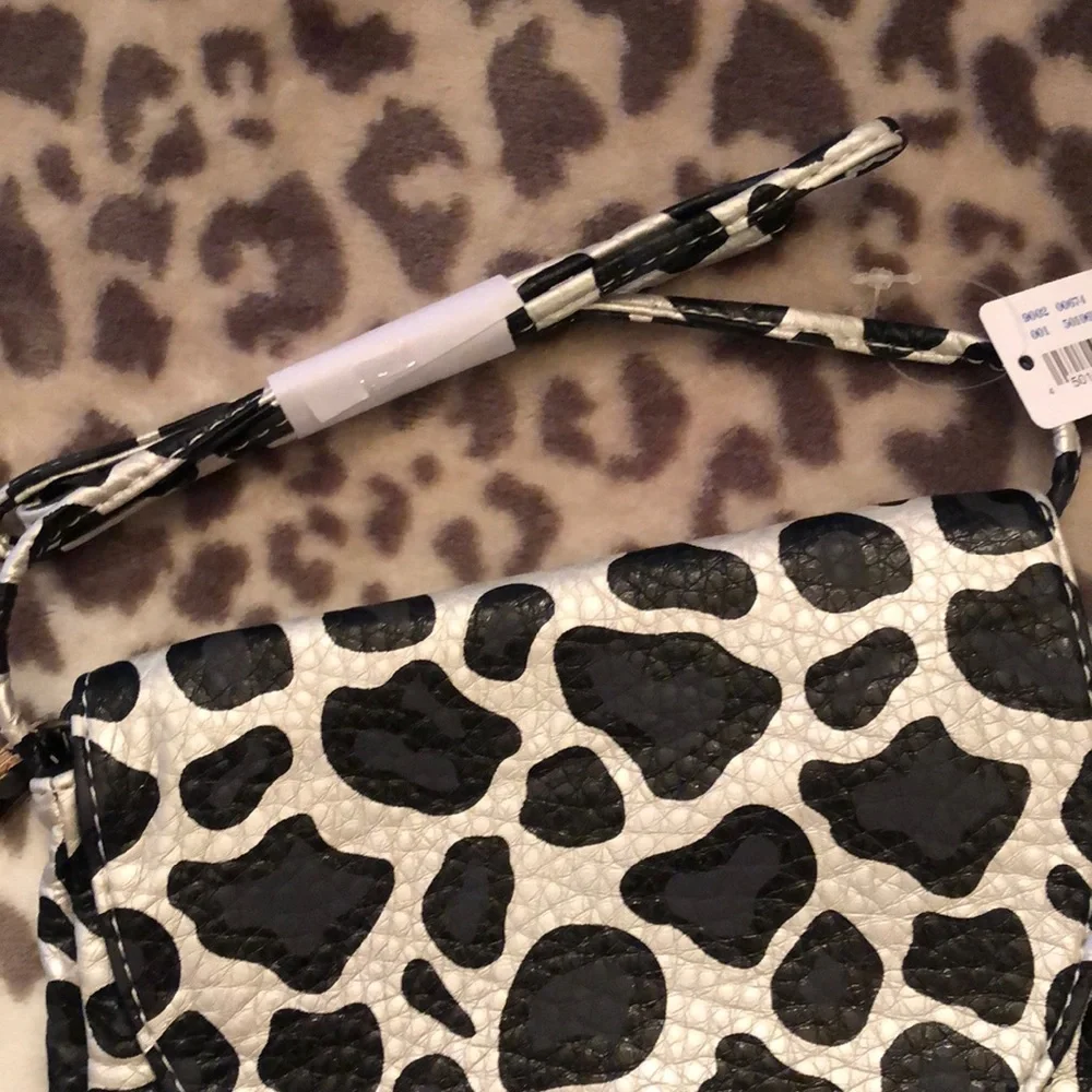 77kids Leopard Crossbody Purse Flap Tassle